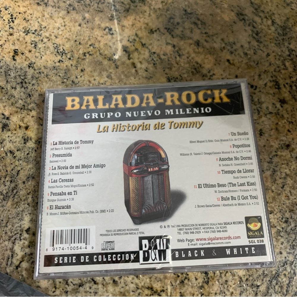 Balada Rock CD - Grupo Nuevo Milenio